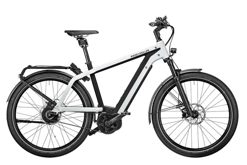 Riese and Muller Charger GT Silent Electric Bike Pearl White-3